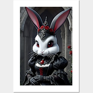 Beautiful gothic bunny Posters and Art